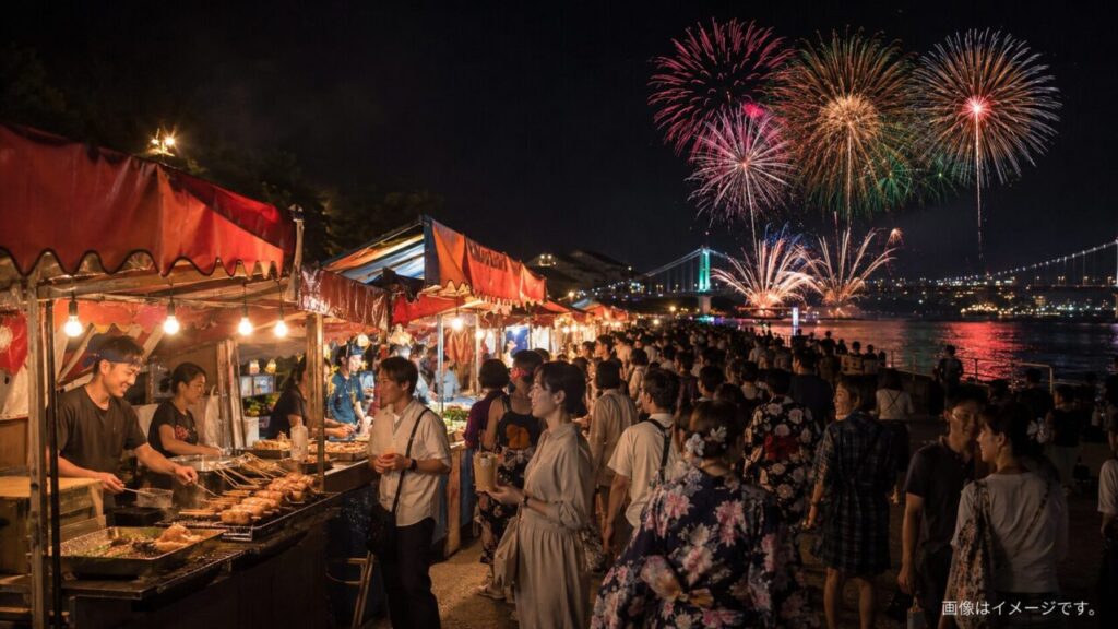 くきのうみ花火の祭典2026の屋台・出店イメージ